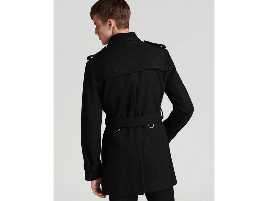Burberry BRITTON WOOL DOUBLE BREASTED TRENCH COAT | Grailed