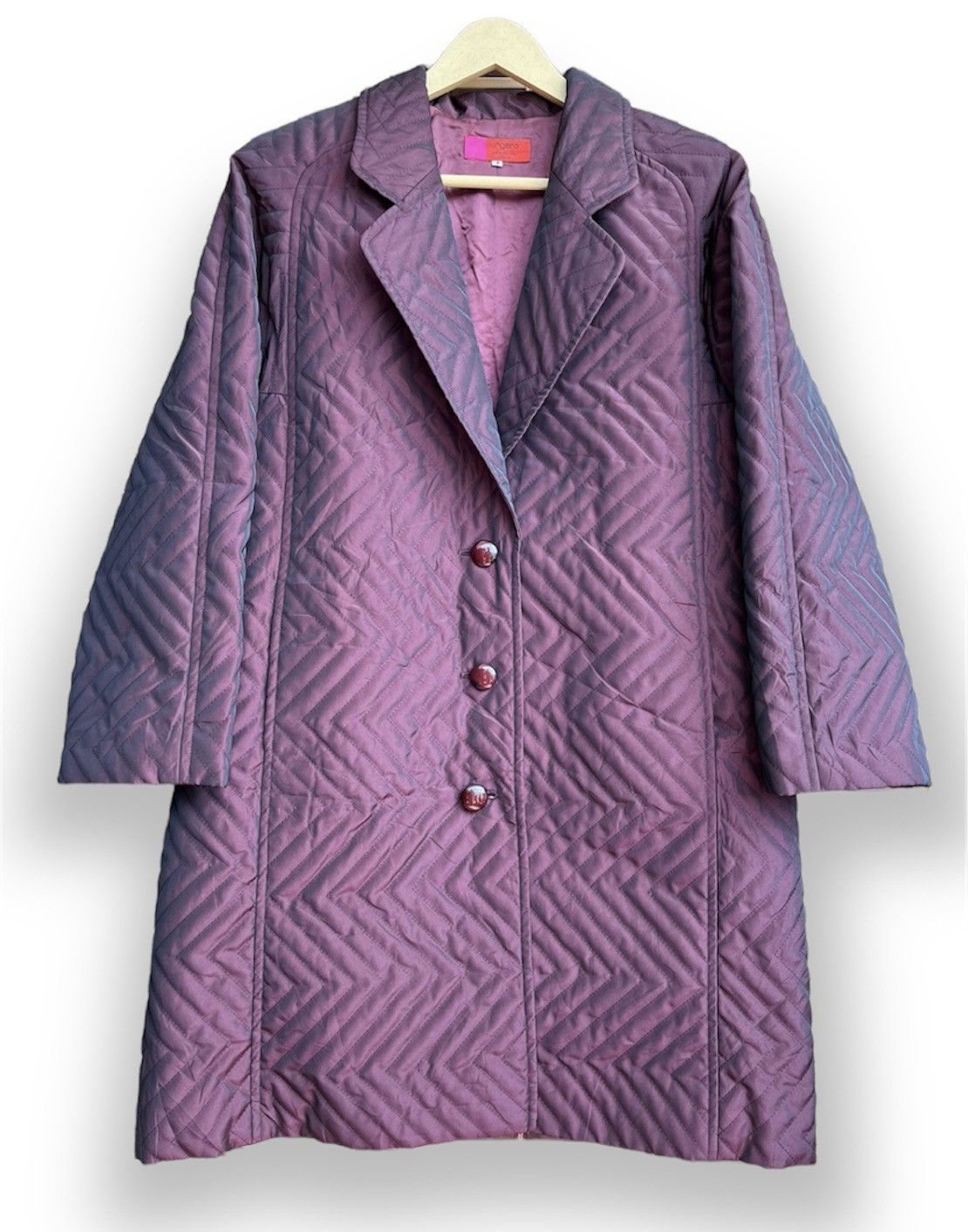 Ungaro Paris Ungaro Solo Donna Coat Long Quilted Double Breasted Jacket ...