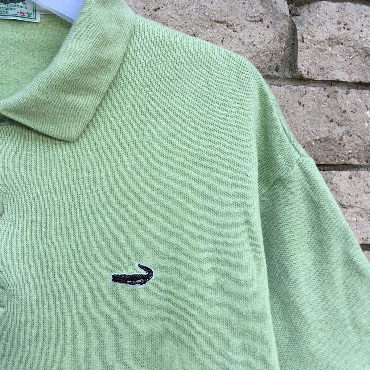 Vintage vintage CROCODILE polo shirt spell out small logo Size US M / EU 48-50 / 2 - 3 Thumbnail