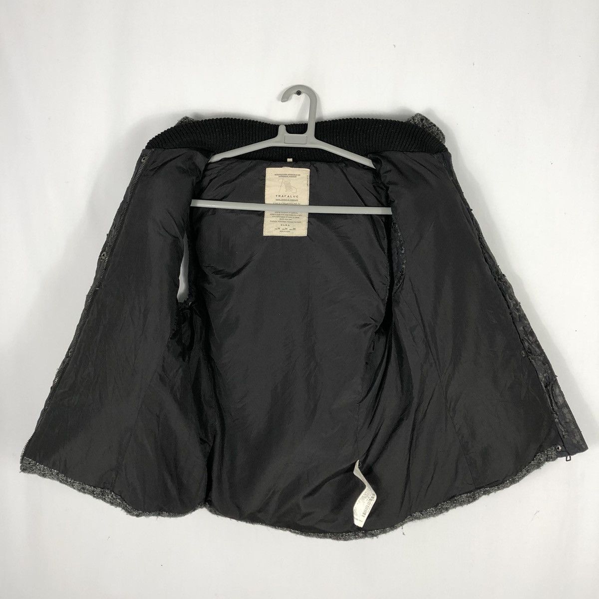 Vintage × Zara Rare Vintage Zara Trafaluc Fleece Winter Puffer Hoodie Vests Size US XS / EU 42 / 0 - 10 Thumbnail
