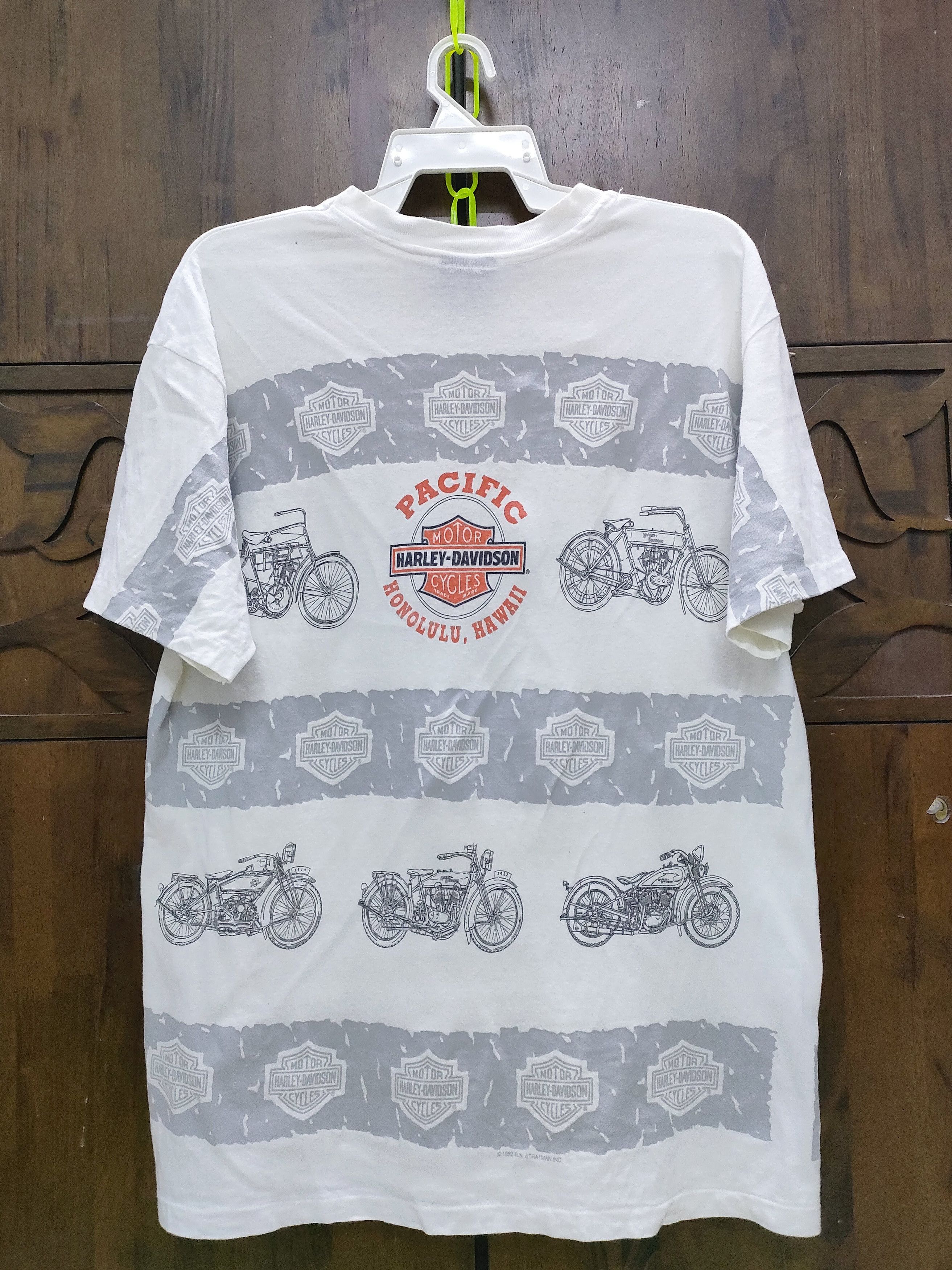 Harley Davidson × Vintage Vintage Harley Davidson AOP Full Print Bike Tee Size US L / EU 52-54 / 3 - 2 Thumbnail