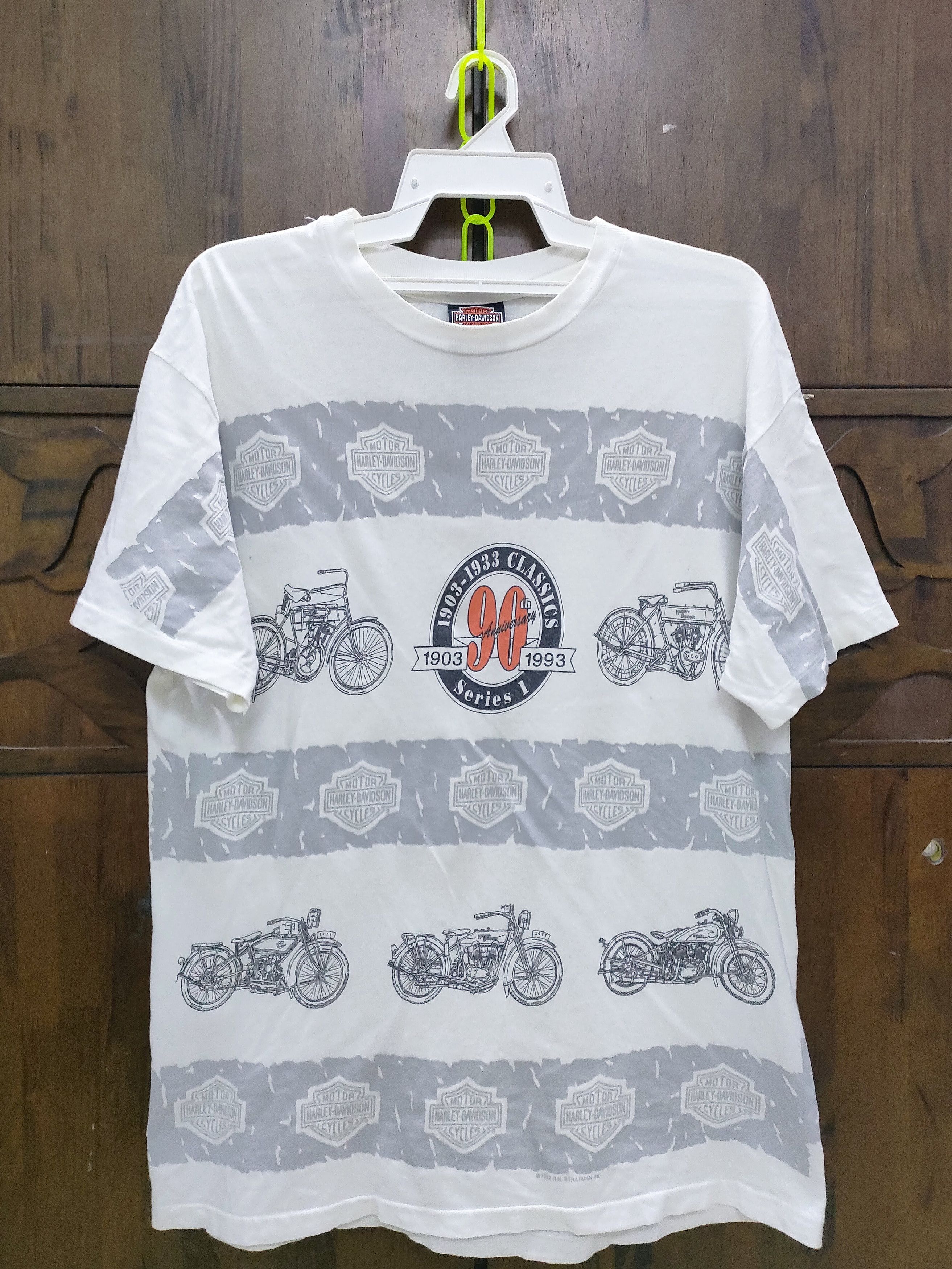 Harley Davidson × Vintage Vintage Harley Davidson AOP Full Print Bike Tee Size US L / EU 52-54 / 3 - 1 Thumbnail