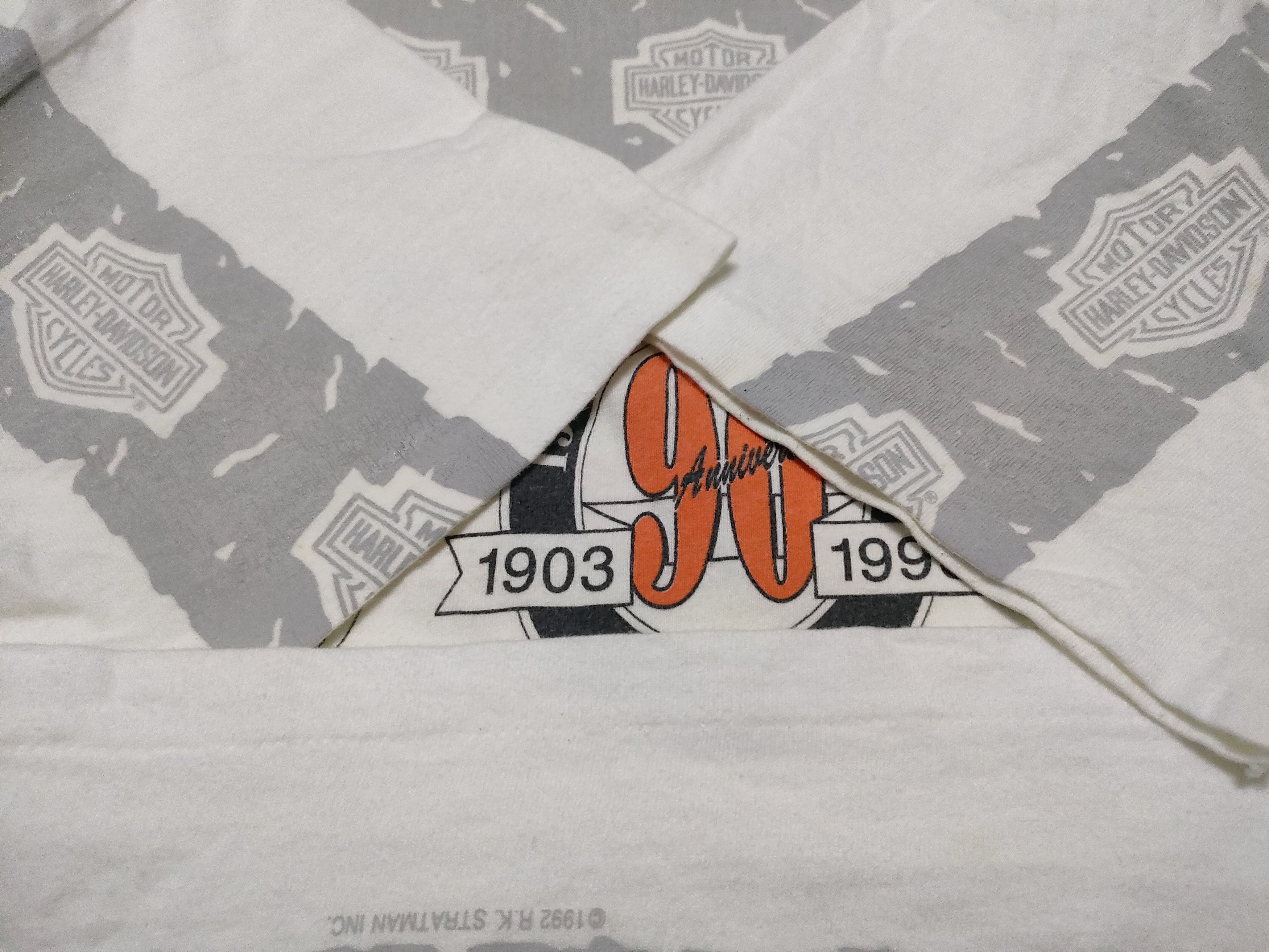 Harley Davidson × Vintage Vintage Harley Davidson AOP Full Print Bike Tee Size US L / EU 52-54 / 3 - 10 Thumbnail