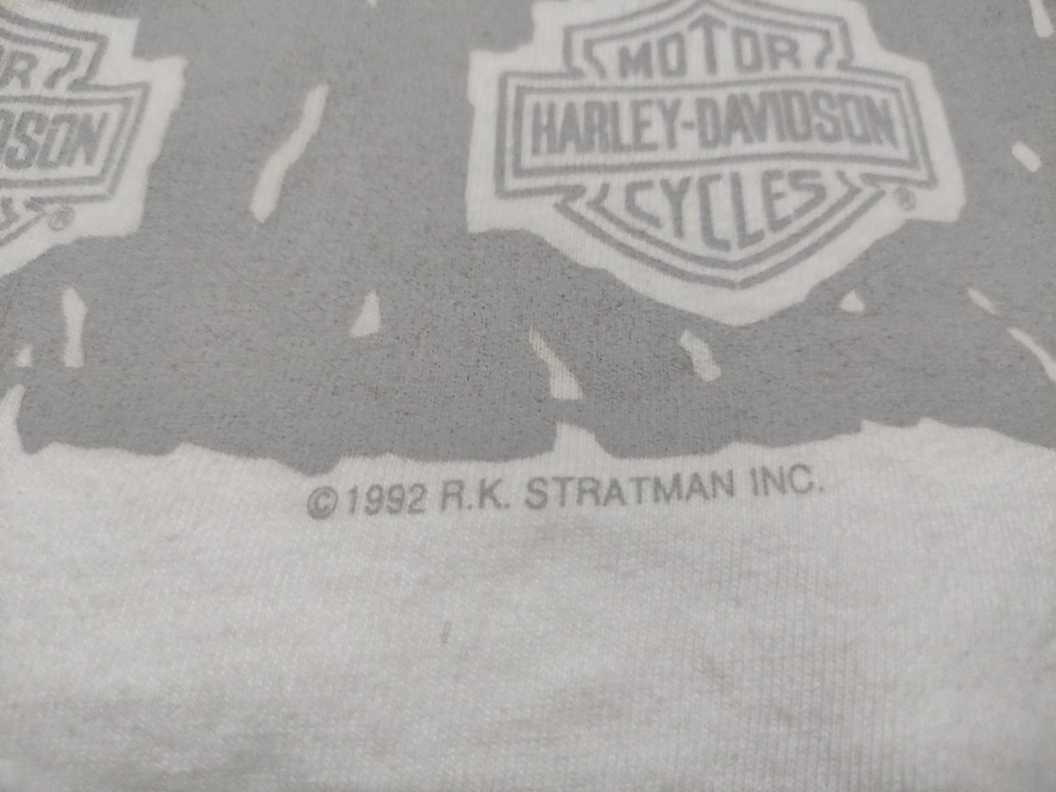 Harley Davidson × Vintage Vintage Harley Davidson AOP Full Print Bike Tee Size US L / EU 52-54 / 3 - 9 Thumbnail