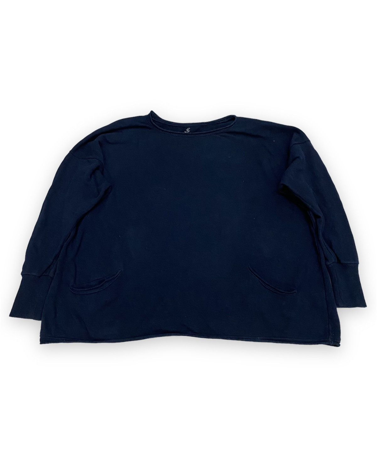 45rpm × Japanese Brand × Vintage 45Rpm Indigo Blouse Size XXL / US 16-18 / IT 52-54 - 2 Thumbnail