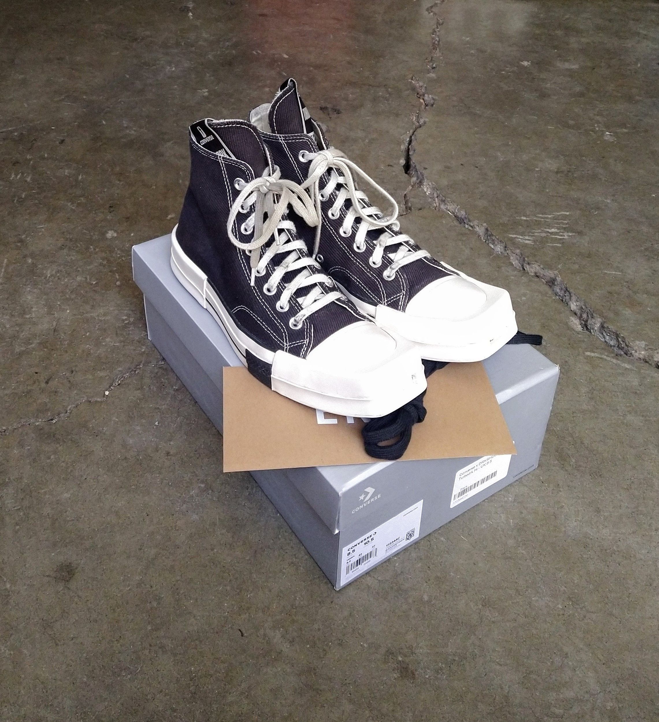 Converse × Rick Owens × Rick Owens Drkshdw Rick Owens DRKSHDW x 