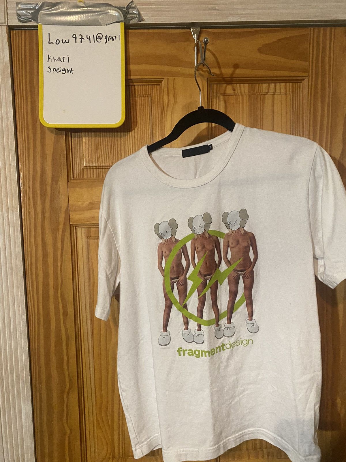 Original Fake Kaws X Fragment Design tee - Tops
