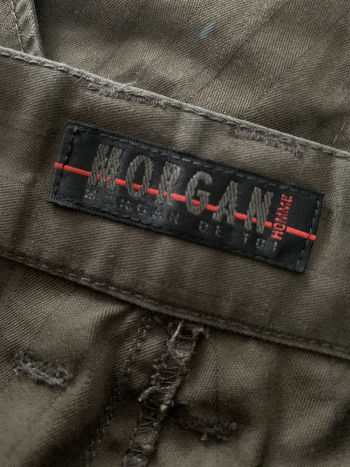 Morgan Homme Morgan Homme Cargo pant stripe zipper style design flare Size US 31 - 12 Thumbnail