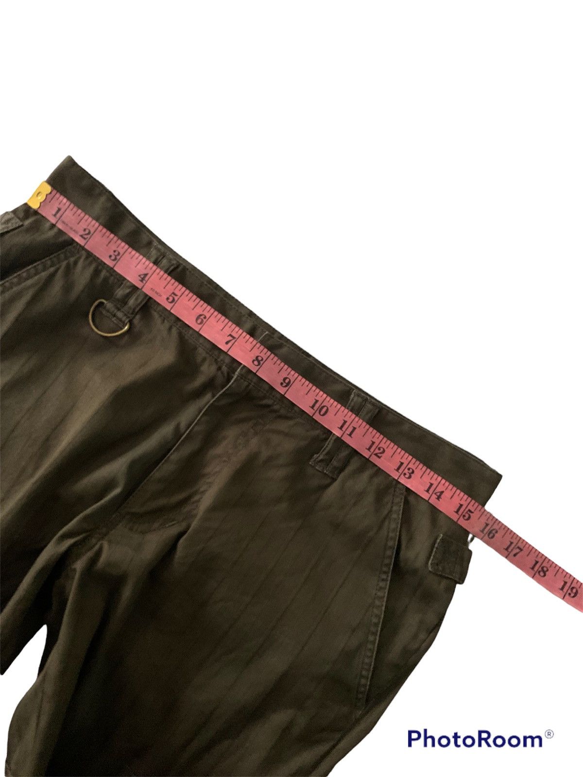 Morgan Homme Morgan Homme Cargo pant stripe zipper style design flare Size US 31 - 11 Thumbnail