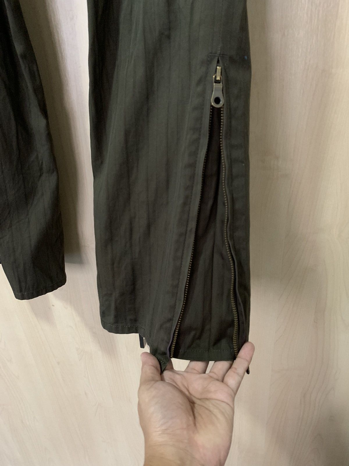 Morgan Homme Morgan Homme Cargo pant stripe zipper style design flare Size US 31 - 10 Thumbnail