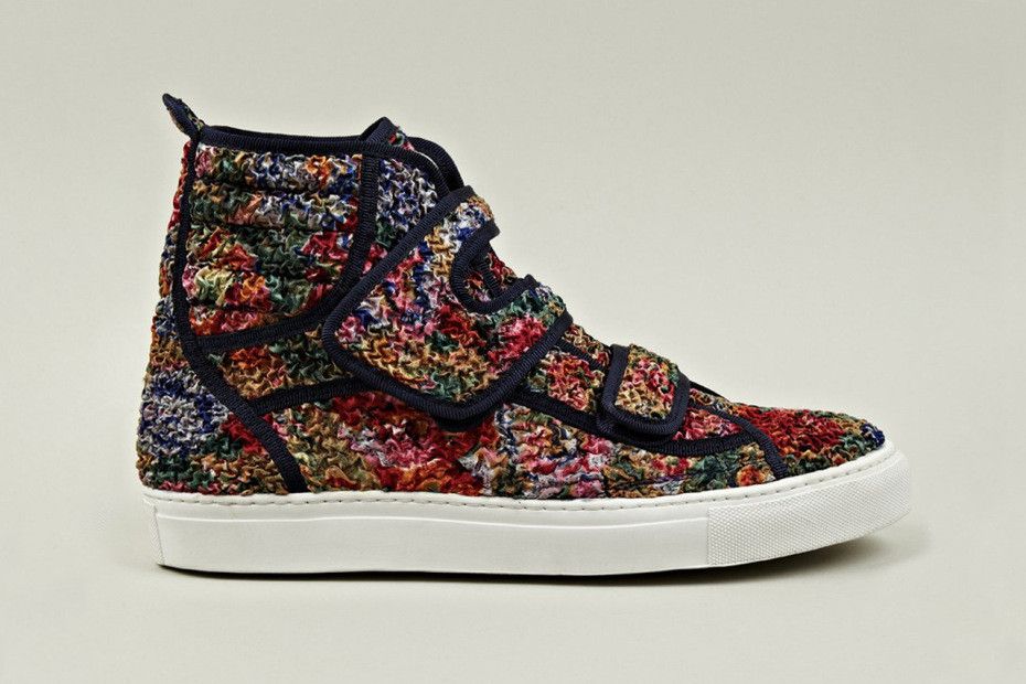 Raf Simons Floral Velcro Sneak