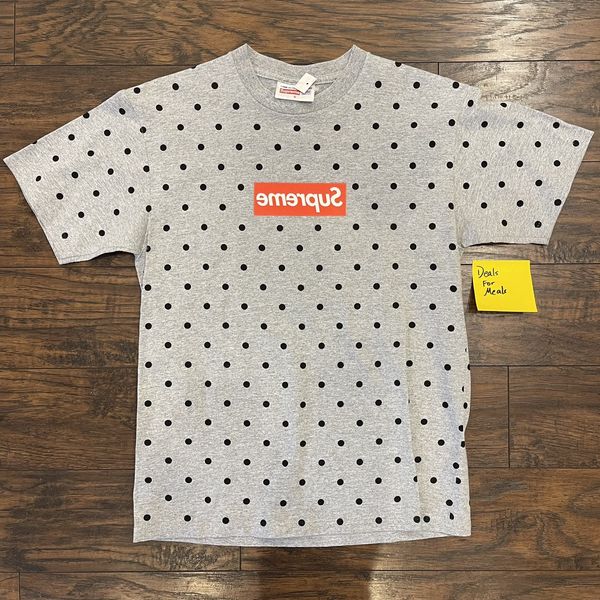 Supreme polka dot box hotsell logo tee