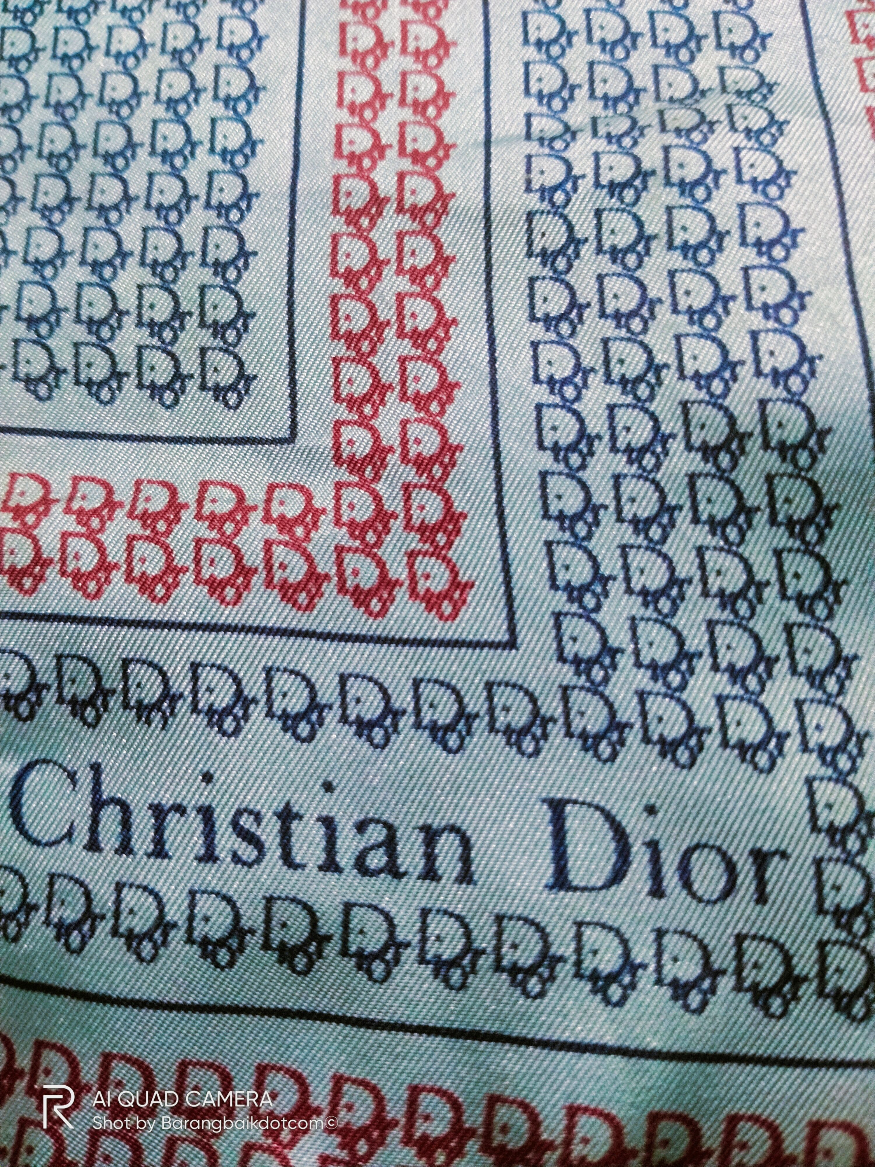 Christian Dior Monsieur × Dior Christian Dior Silk Pocket Square Logo Monogram Size ONE SIZE - 3 Thumbnail