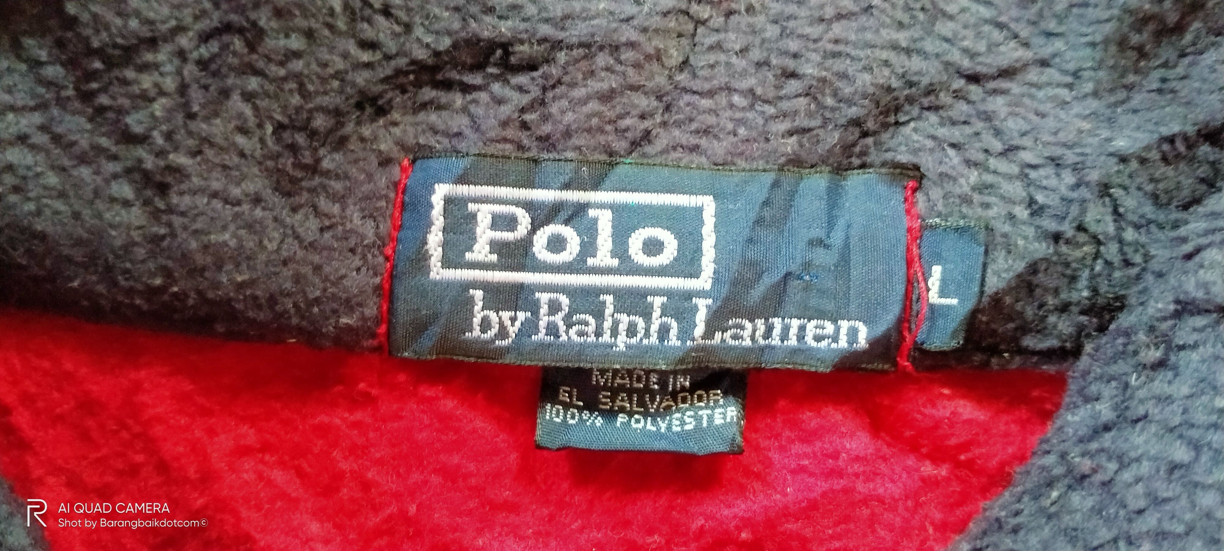 Polo Ralph Lauren × Ralph Lauren × Vintage 80's POLO by RL fleece half zipper sweatshirt size XXL Size US L / EU 52-54 / 3 - 9 Thumbnail