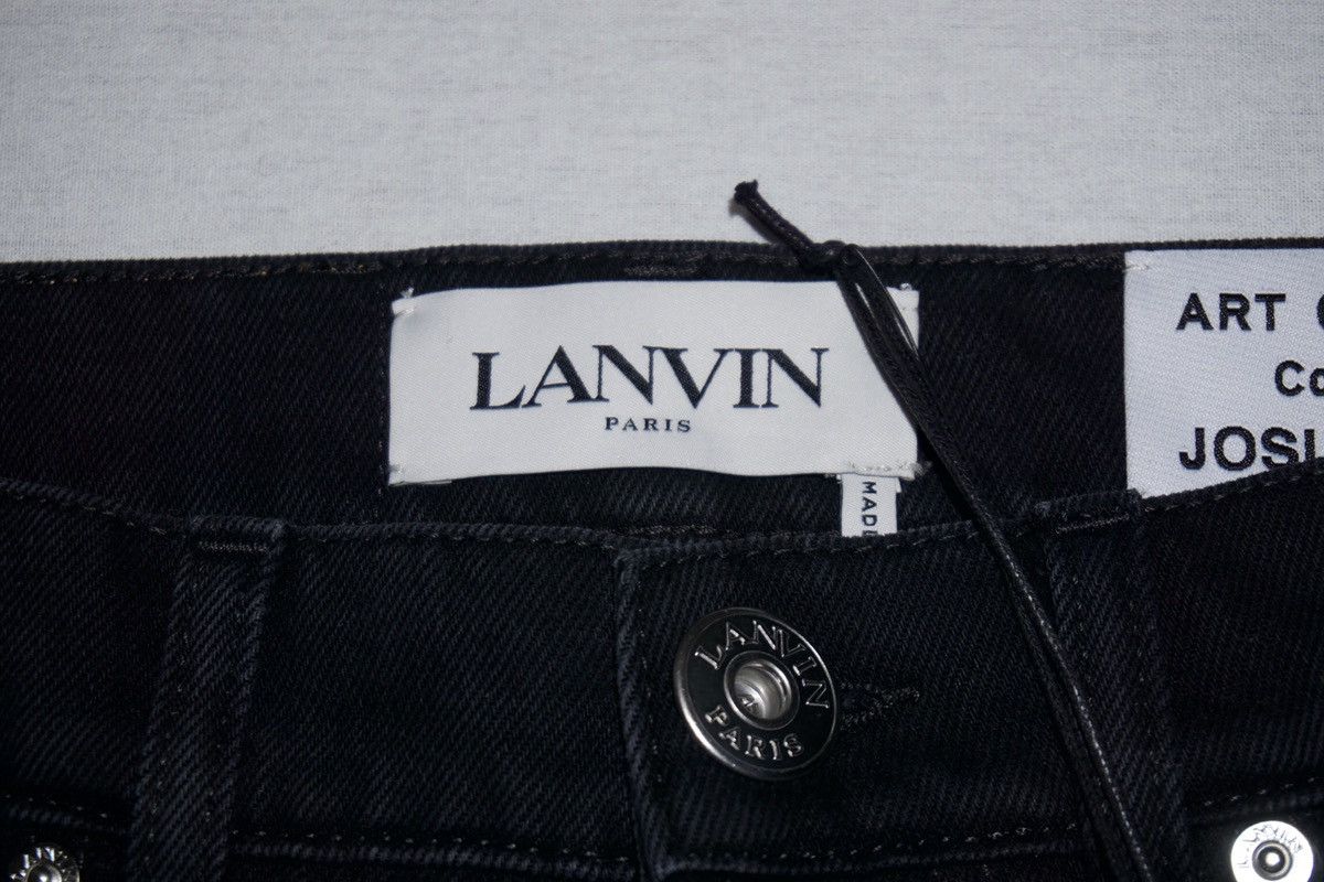 Gallery Dept. × Lanvin $1k Gallery dept lanvin Leather panel denim Size US 31 - 3 Thumbnail