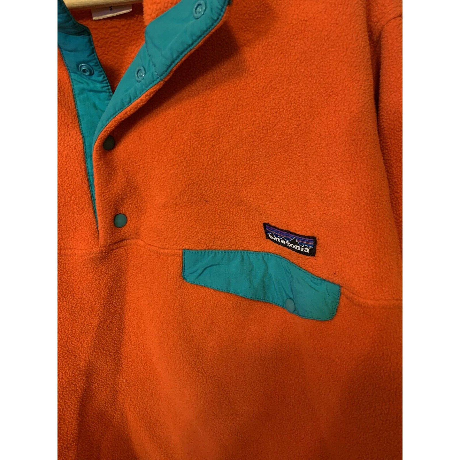 Patagonia Patagonia Snap-T Synchilla Fleece Men’s Sz S Orange Size US S / EU 44-46 / 1 - 6 Thumbnail