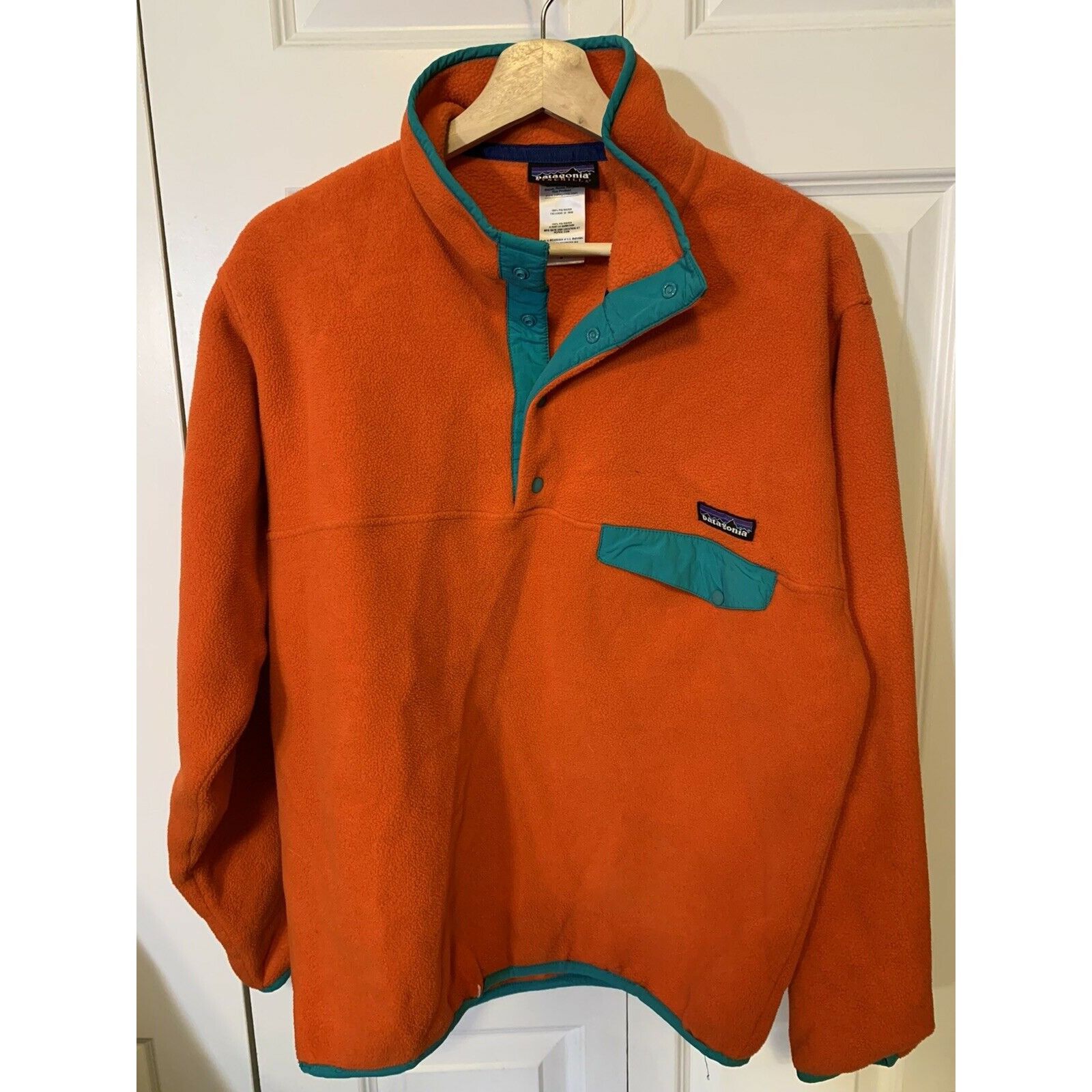 Patagonia Patagonia Snap-T Synchilla Fleece Men’s Sz S Orange Size US S / EU 44-46 / 1 - 1 Thumbnail