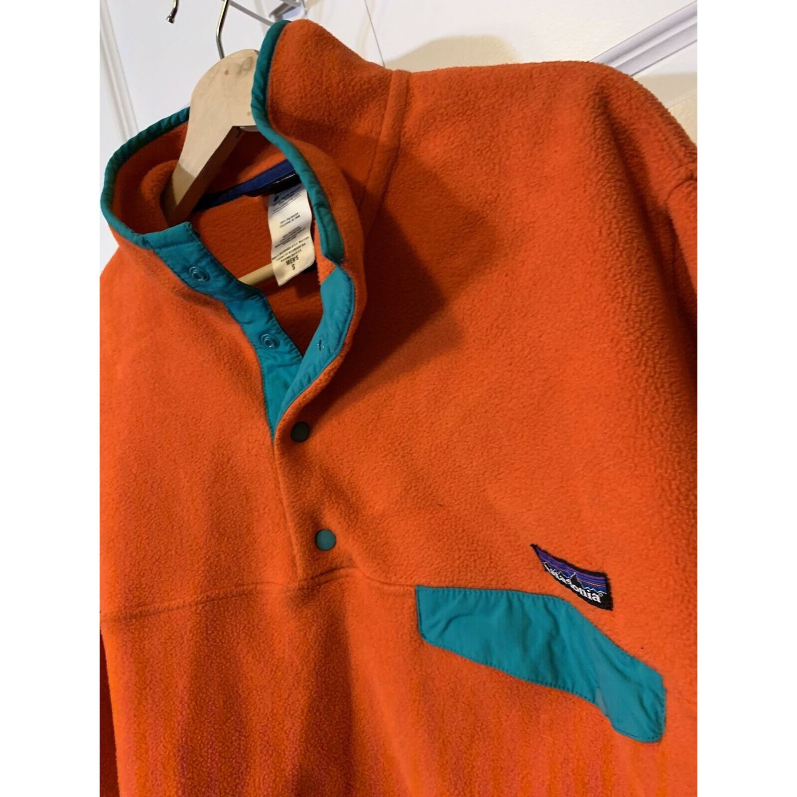 Patagonia Patagonia Snap-T Synchilla Fleece Men’s Sz S Orange Size US S / EU 44-46 / 1 - 3 Thumbnail