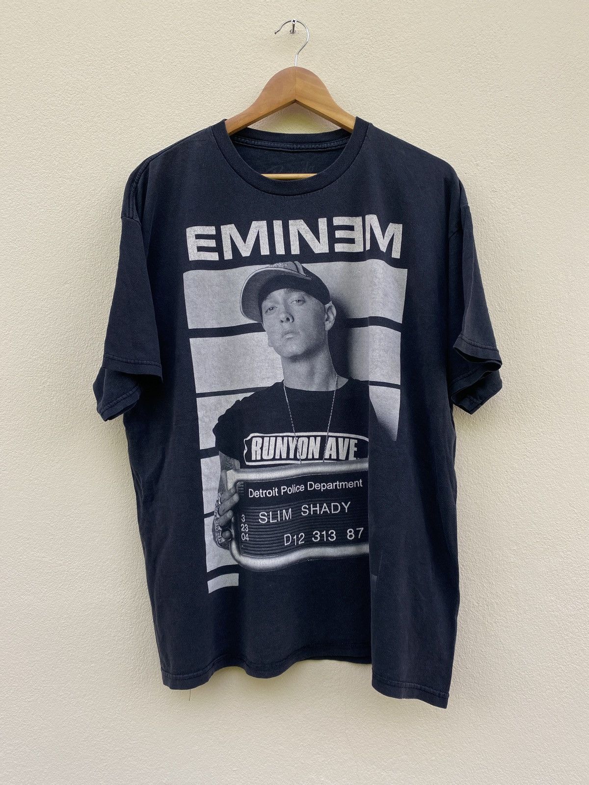 Eminem × Rap Tees × Vintage Vintage 90s Eminem Slim Shady Raptees Photoprint Size US XL / EU 56 / 4 - 1 Thumbnail