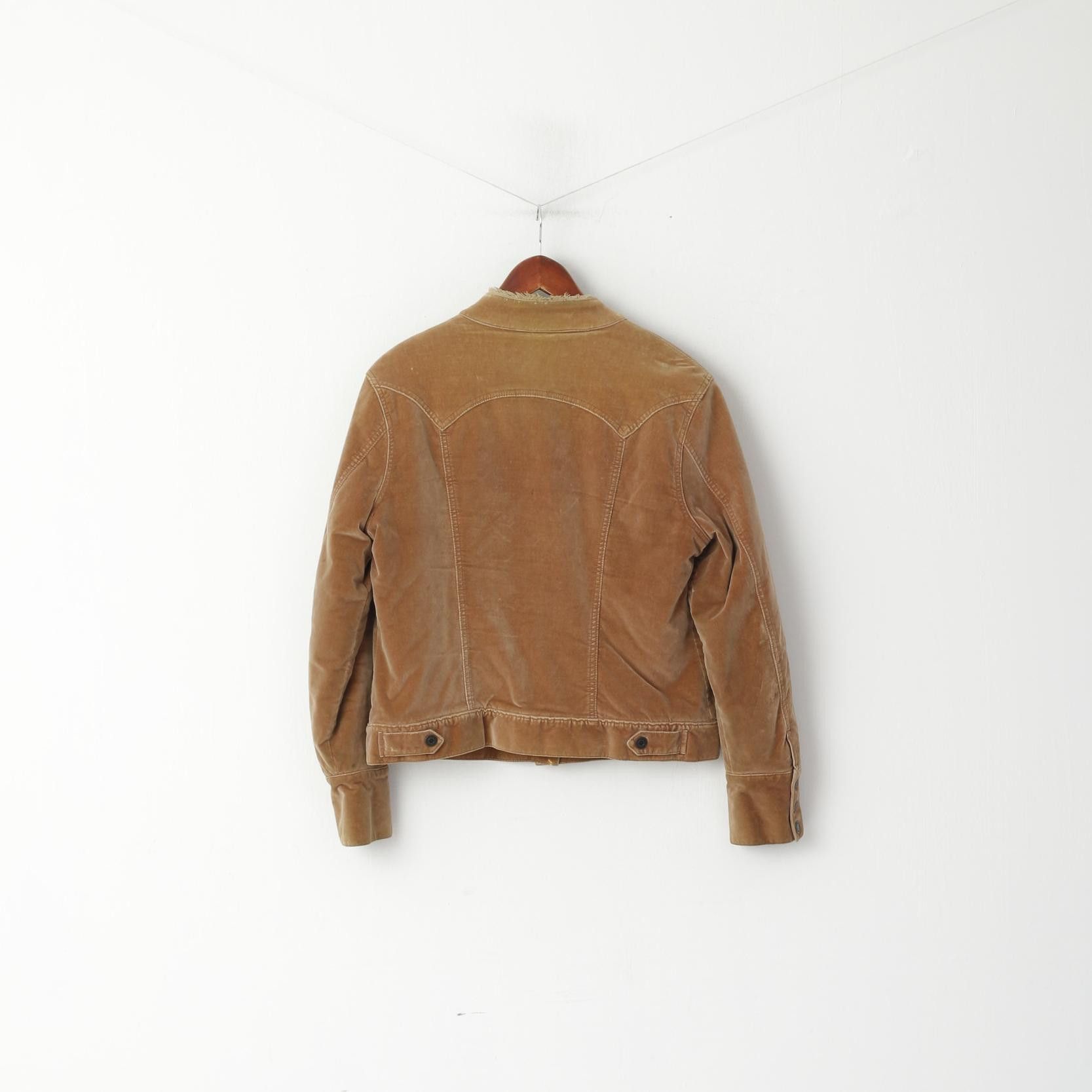 Gap × Vintage GAP Women L Jacket Brown Cotton boho 3127 Size L / US 10 / IT 46 - 7 Thumbnail
