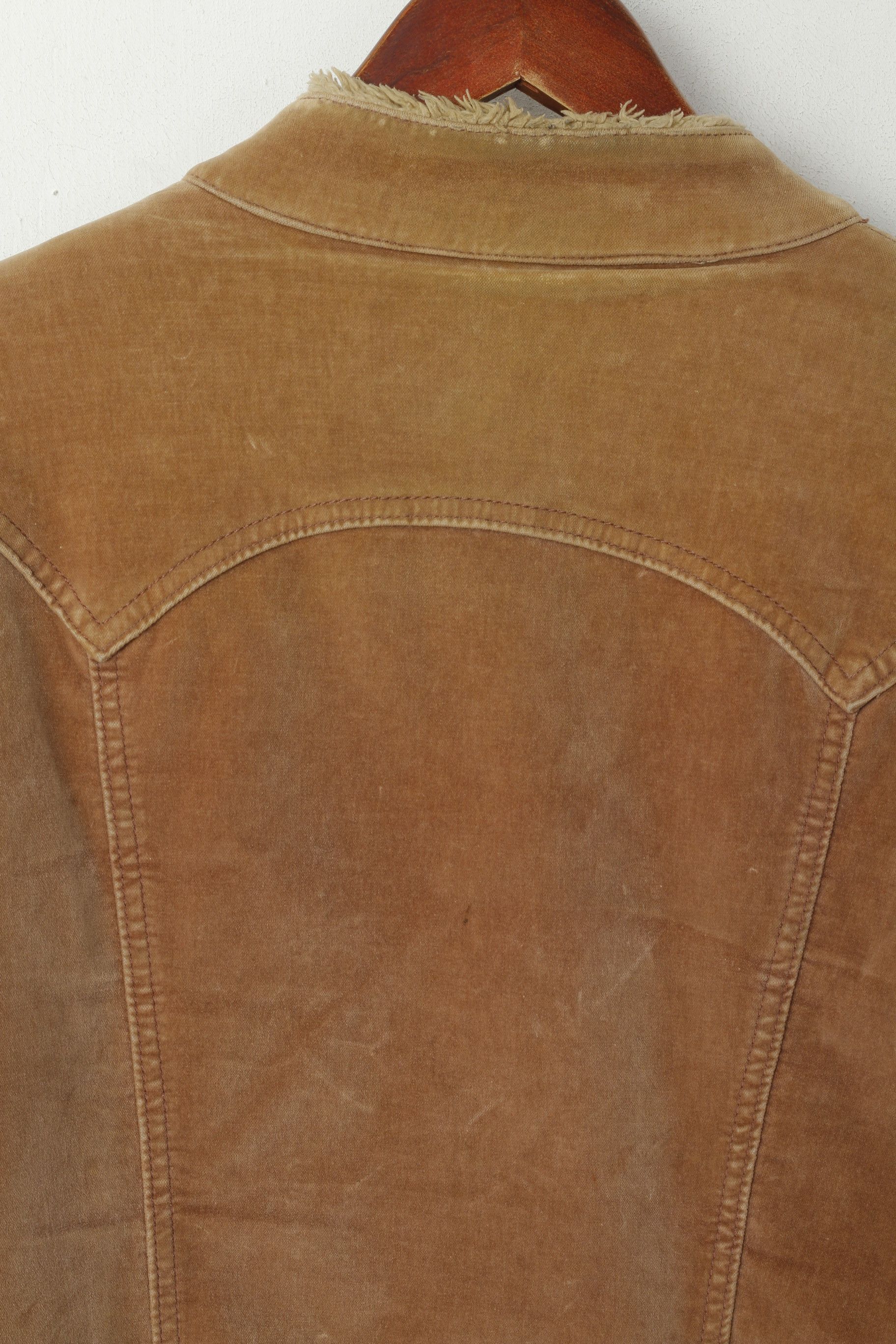 Gap × Vintage GAP Women L Jacket Brown Cotton boho 3127 Size L / US 10 / IT 46 - 5 Thumbnail