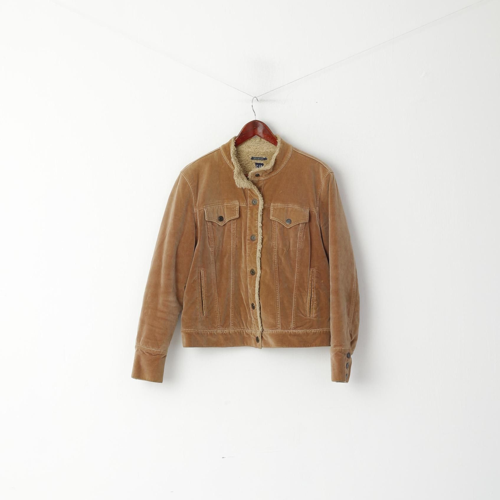 Gap × Vintage GAP Women L Jacket Brown Cotton boho 3127 Size L / US 10 / IT 46 - 1 Thumbnail