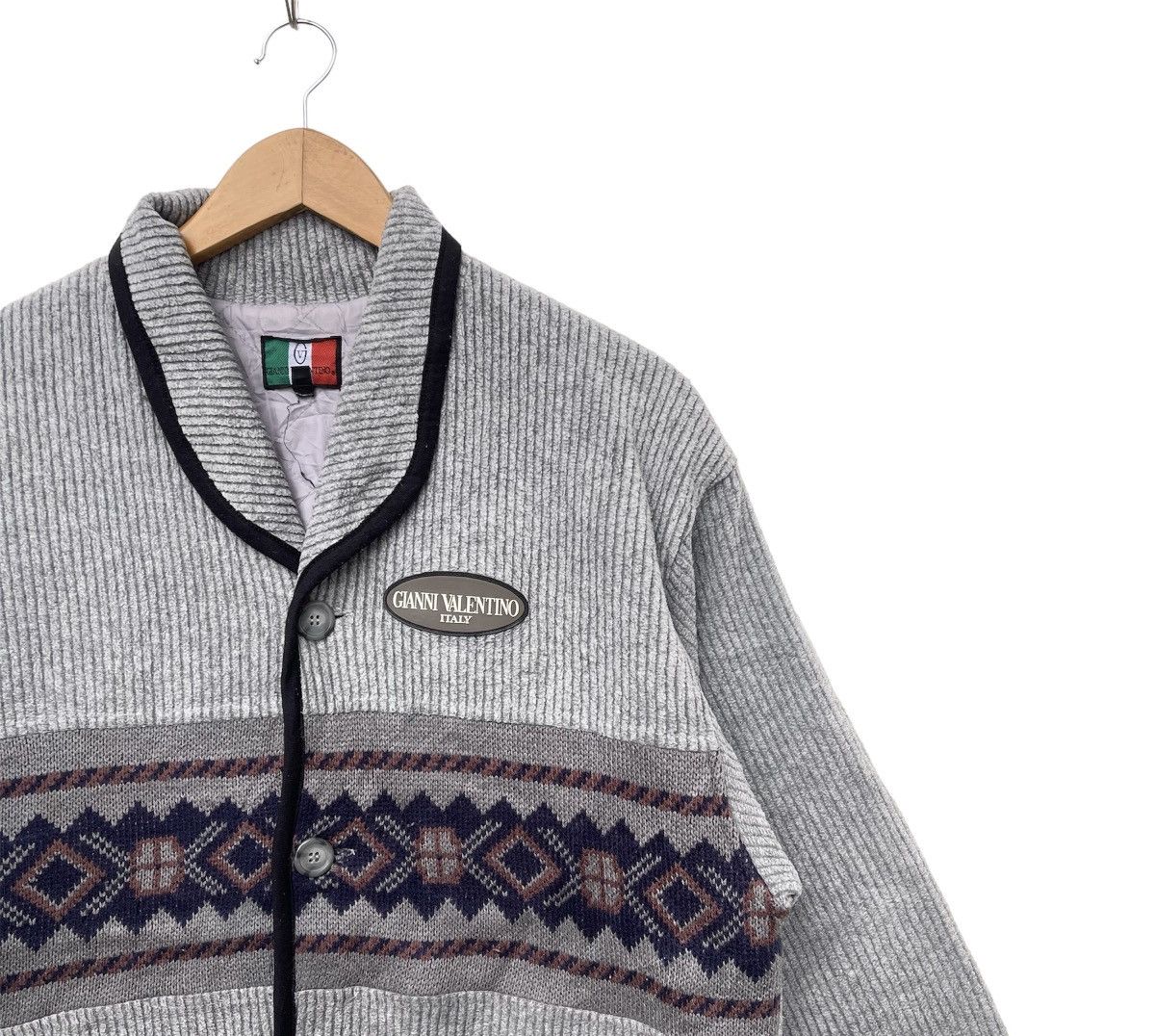 Vintage Vintage 90s Gianni Valentino Sweater | Ugly Christmas | M | Size US M / EU 48-50 / 2 - 2 Thumbnail