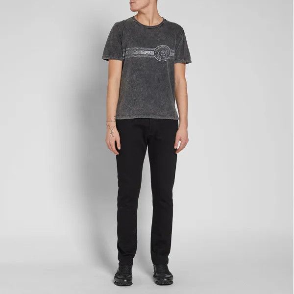 Saint Laurent Paris SAINT LAURENT UNIVERSITY TEE WASHED BLACK Size US M / EU 48-50 / 2 - 1 Thumbnail