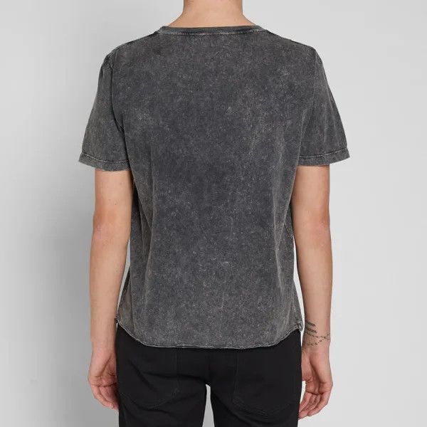 Saint Laurent Paris SAINT LAURENT UNIVERSITY TEE WASHED BLACK Size US M / EU 48-50 / 2 - 12 Thumbnail
