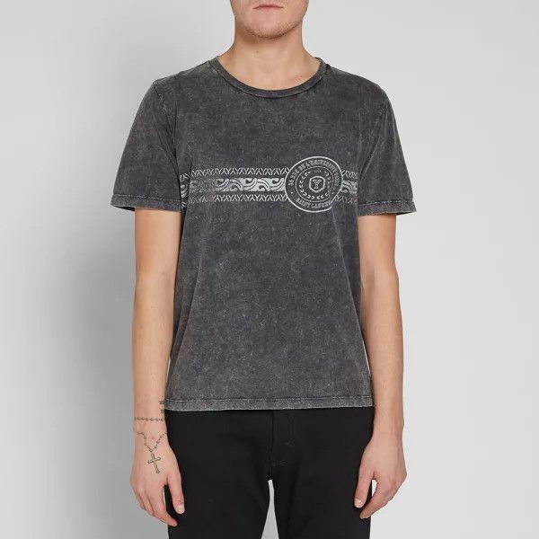 Saint Laurent Paris SAINT LAURENT UNIVERSITY TEE WASHED BLACK Size US M / EU 48-50 / 2 - 11 Thumbnail