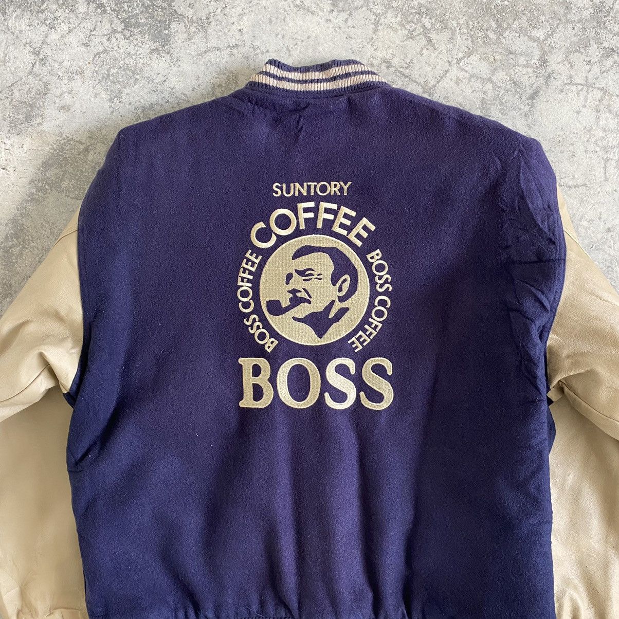 Vintage Vintage Suntory Boss Coffee Letterman College Jacket Size US M / EU 48-50 / 2 - 3 Thumbnail