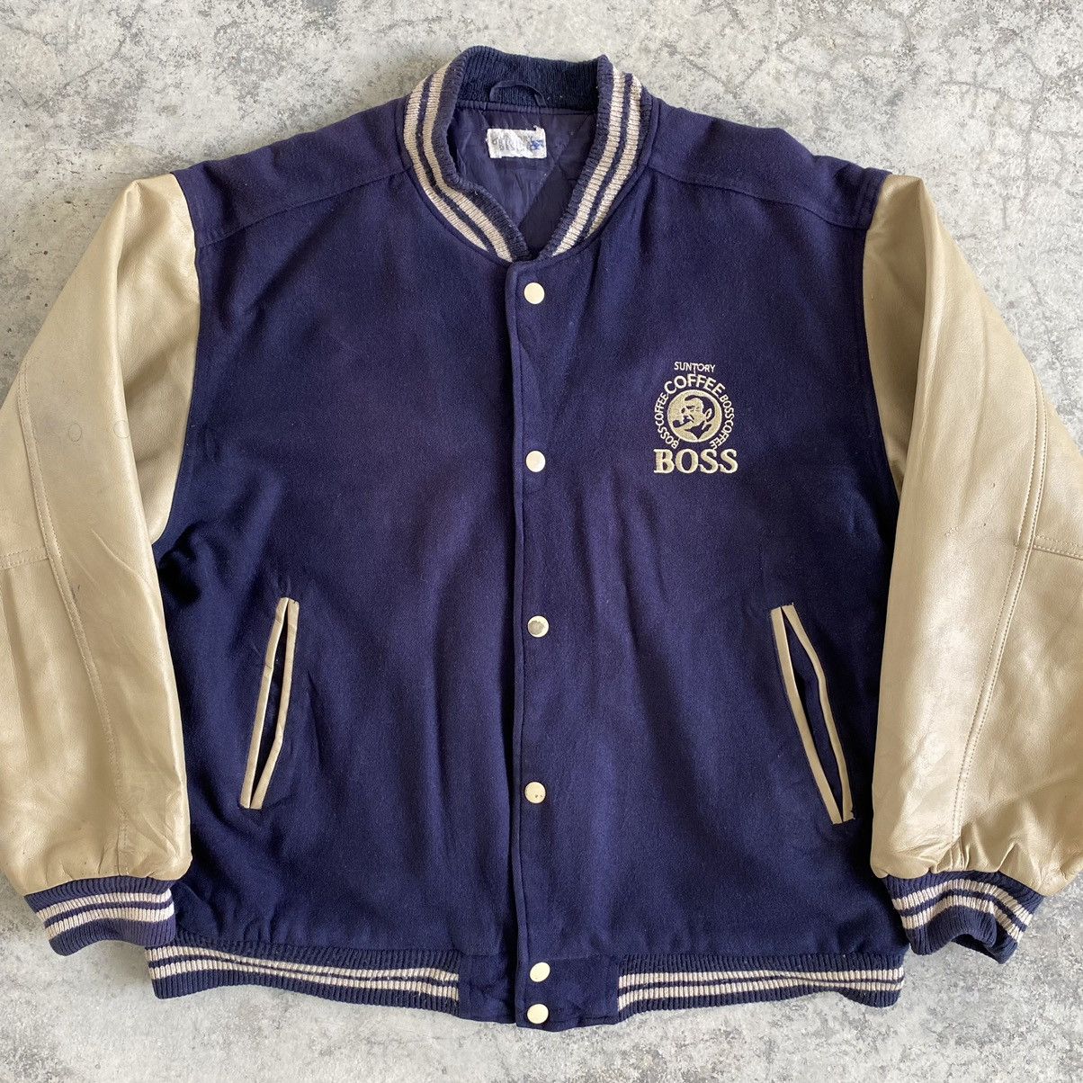 Vintage Vintage Suntory Boss Coffee Letterman College Jacket Size US M / EU 48-50 / 2 - 6 Thumbnail