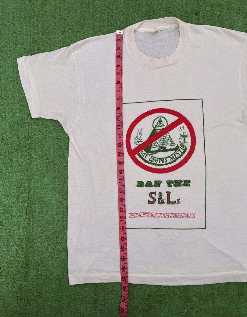 Vintage Vintage 80s Ban The S&Ls tee Size US M / EU 48-50 / 2 - 7 Thumbnail