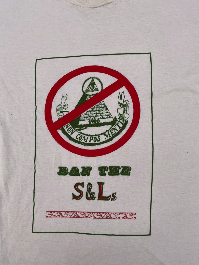 Vintage Vintage 80s Ban The S&Ls tee Size US M / EU 48-50 / 2 - 2 Thumbnail