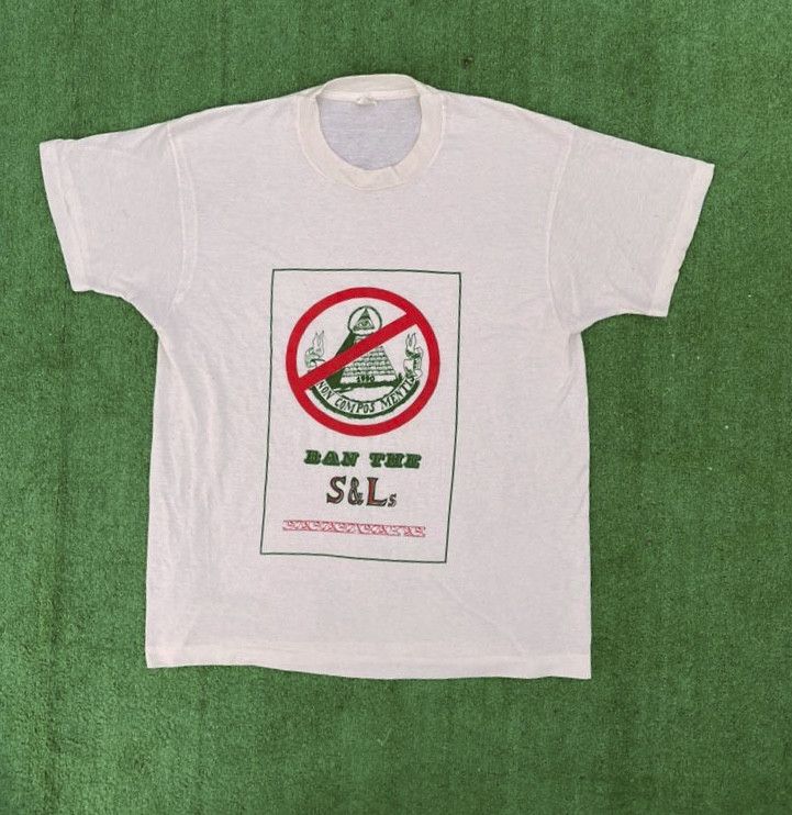 Vintage Vintage 80s Ban The S&Ls tee Size US M / EU 48-50 / 2 - 1 Thumbnail