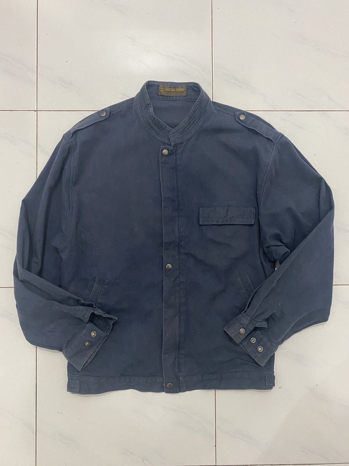 Japanese Brand × Vintage 🔥Vintage🔥 Gustav Thoni Zipper Jacket Size US L / EU 52-54 / 3 - 7 Thumbnail
