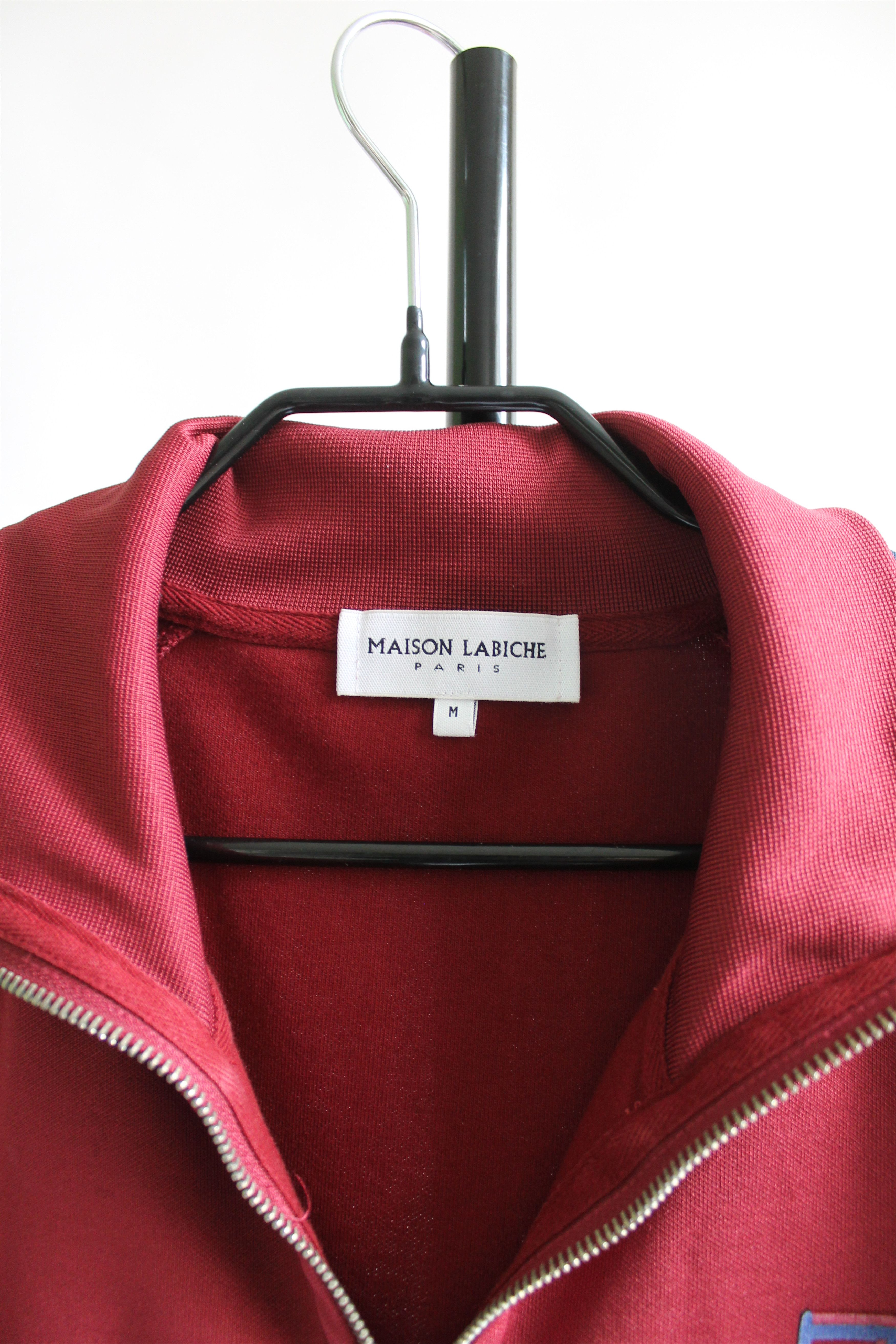 Maison Labiche Maison Labiche Full Zip Athletic Top Burgundy Size US M / EU 48-50 / 2 - 6 Thumbnail