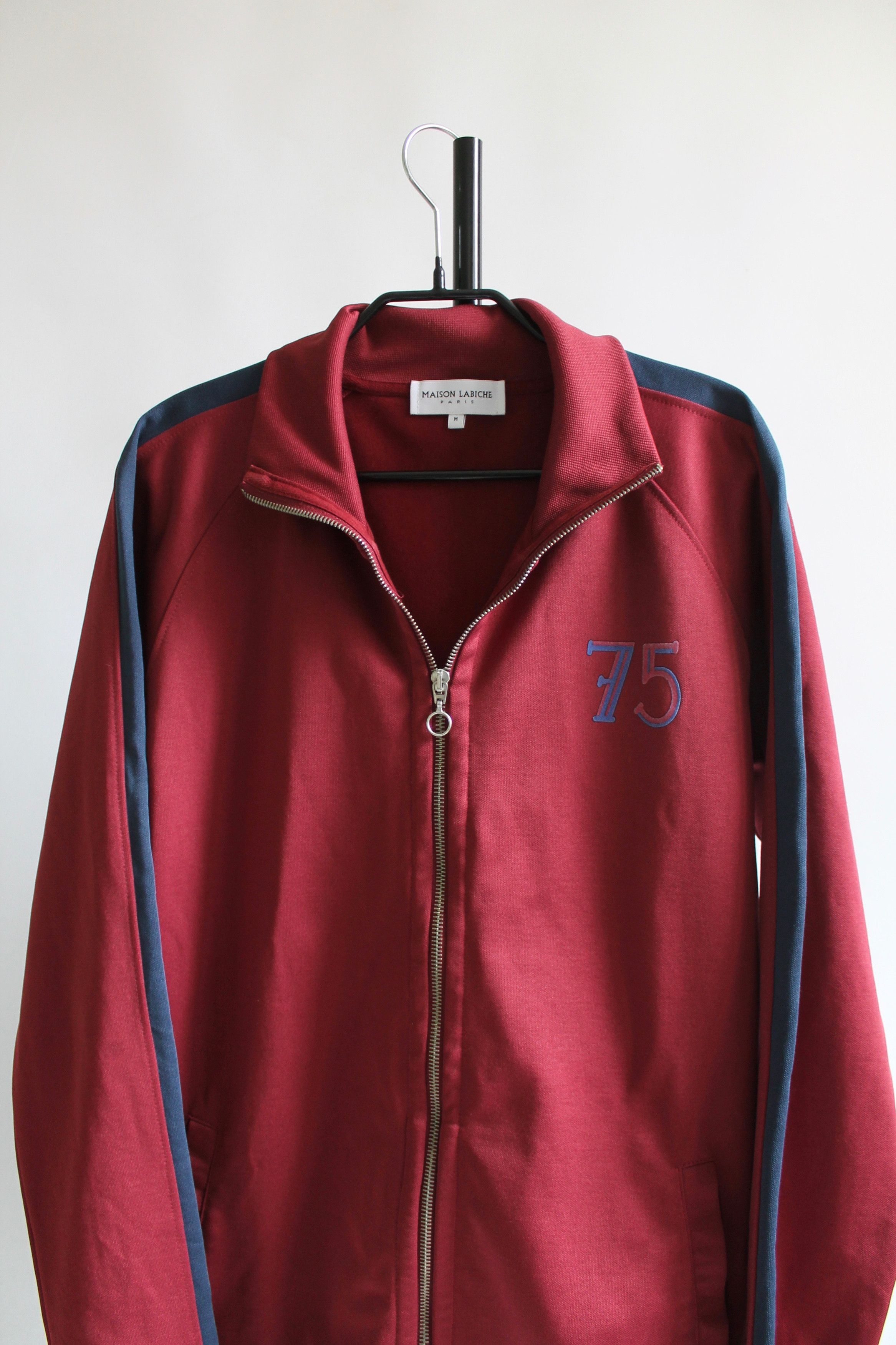 Maison Labiche Maison Labiche Full Zip Athletic Top Burgundy Size US M / EU 48-50 / 2 - 5 Thumbnail