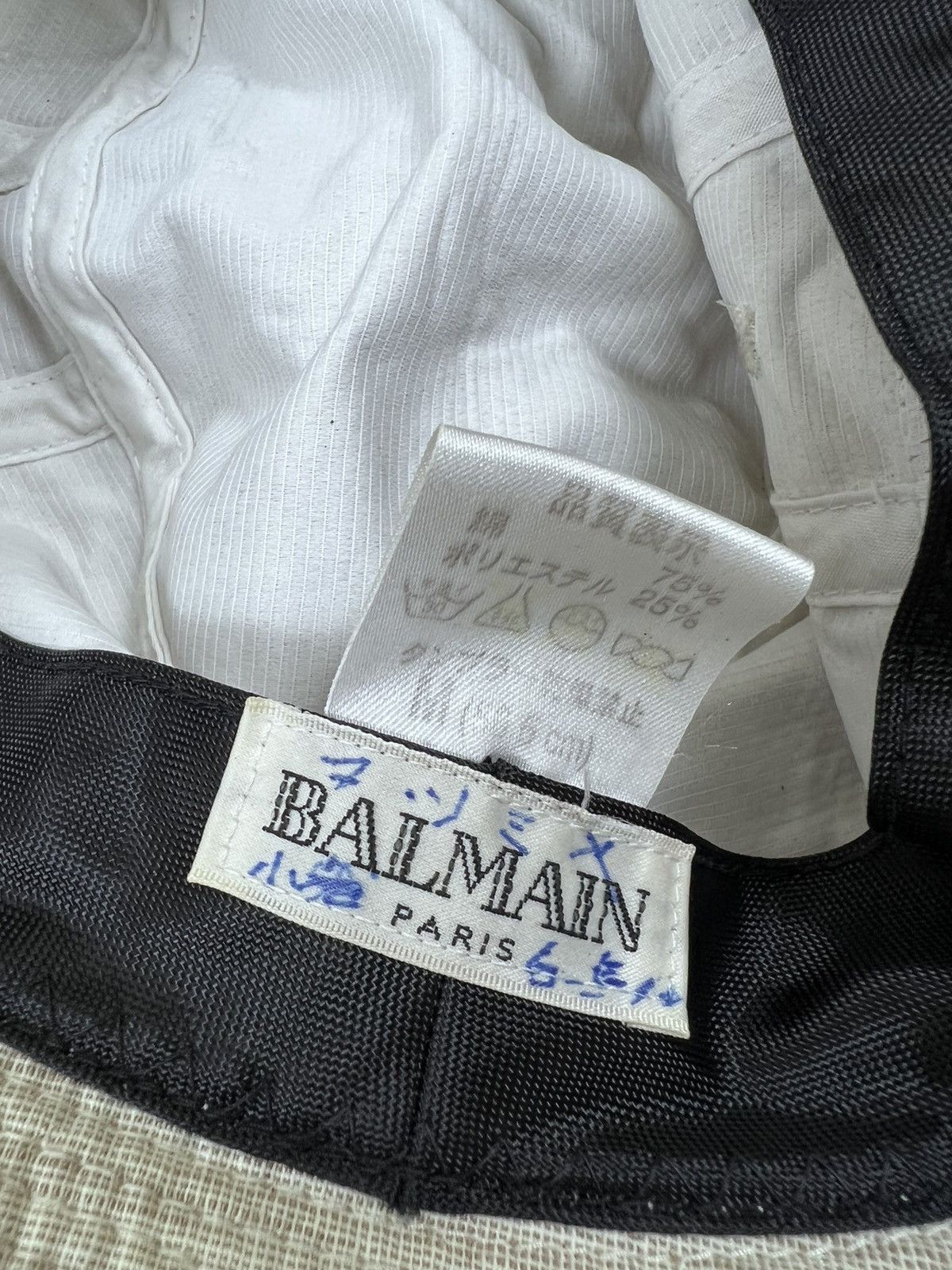 Balmain Vintage Balmain Paris Bucket Hat Size ONE SIZE - 6 Thumbnail