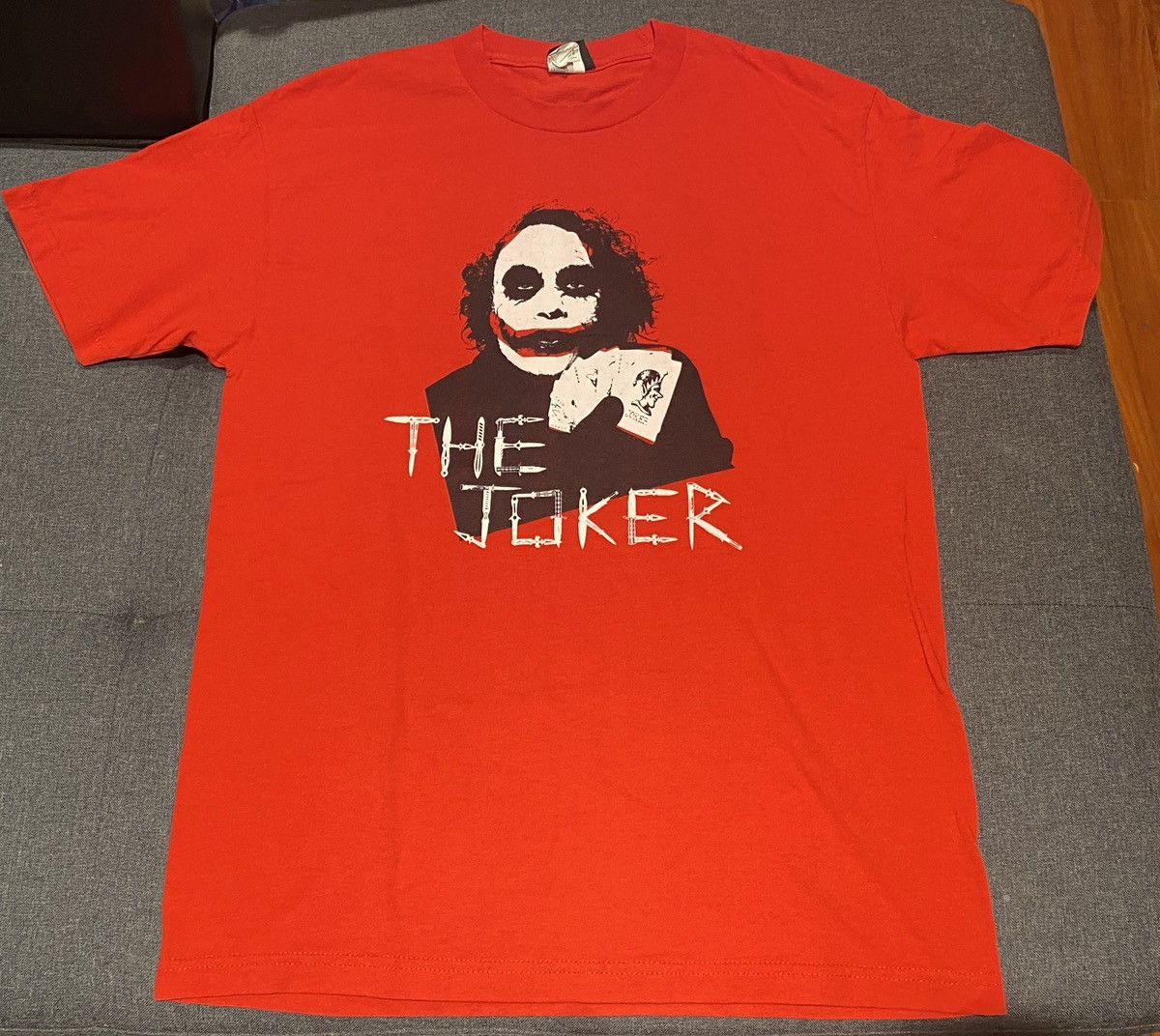 Alstyle Vintage 2008 Joker Knives Logo Batman Dark Knight T-Shirt | Grailed