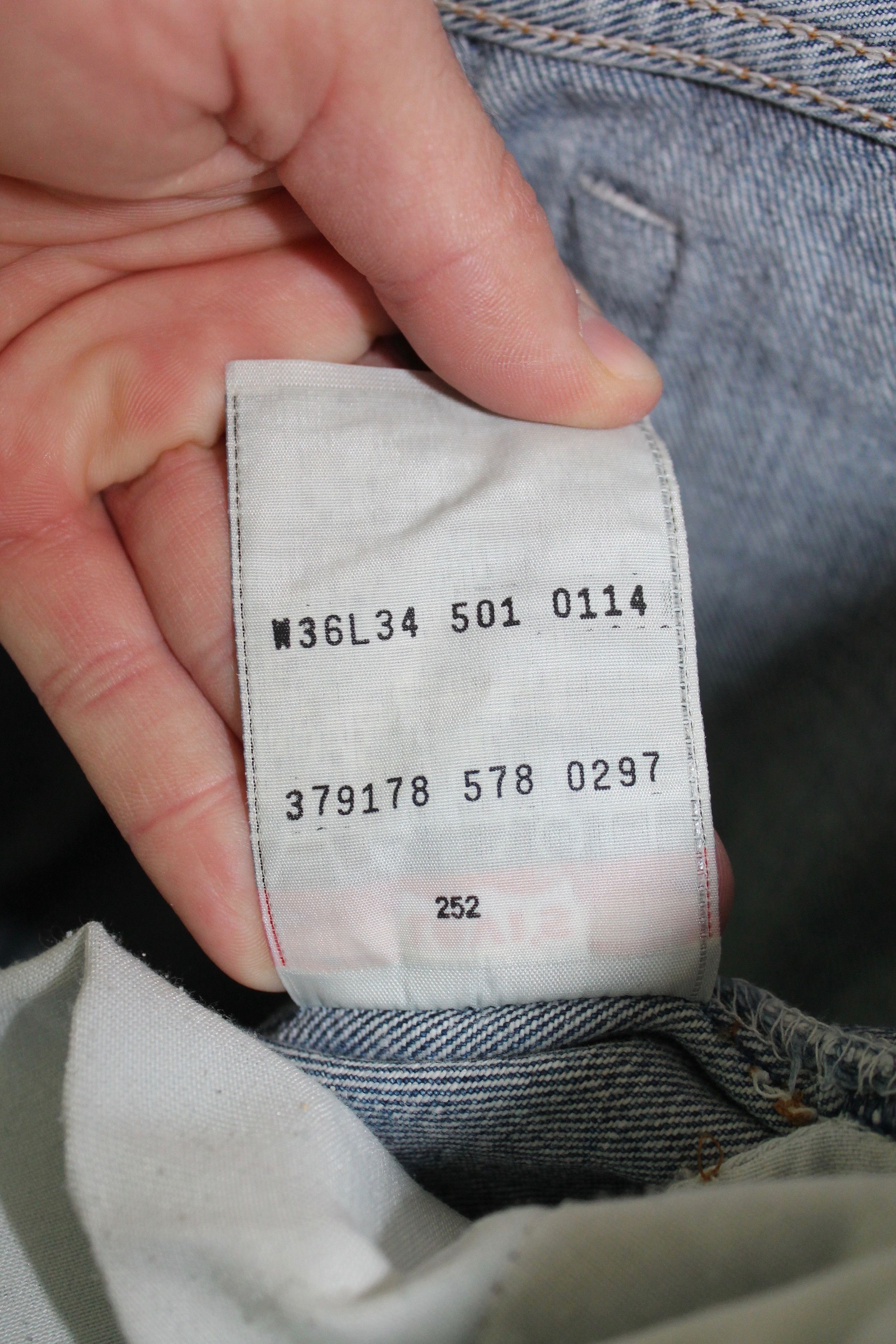 Levi's Vintage Clothing 90's Levi's 501 Vintage washed blue denim pants Red Tab Size US 35 - 8 Thumbnail