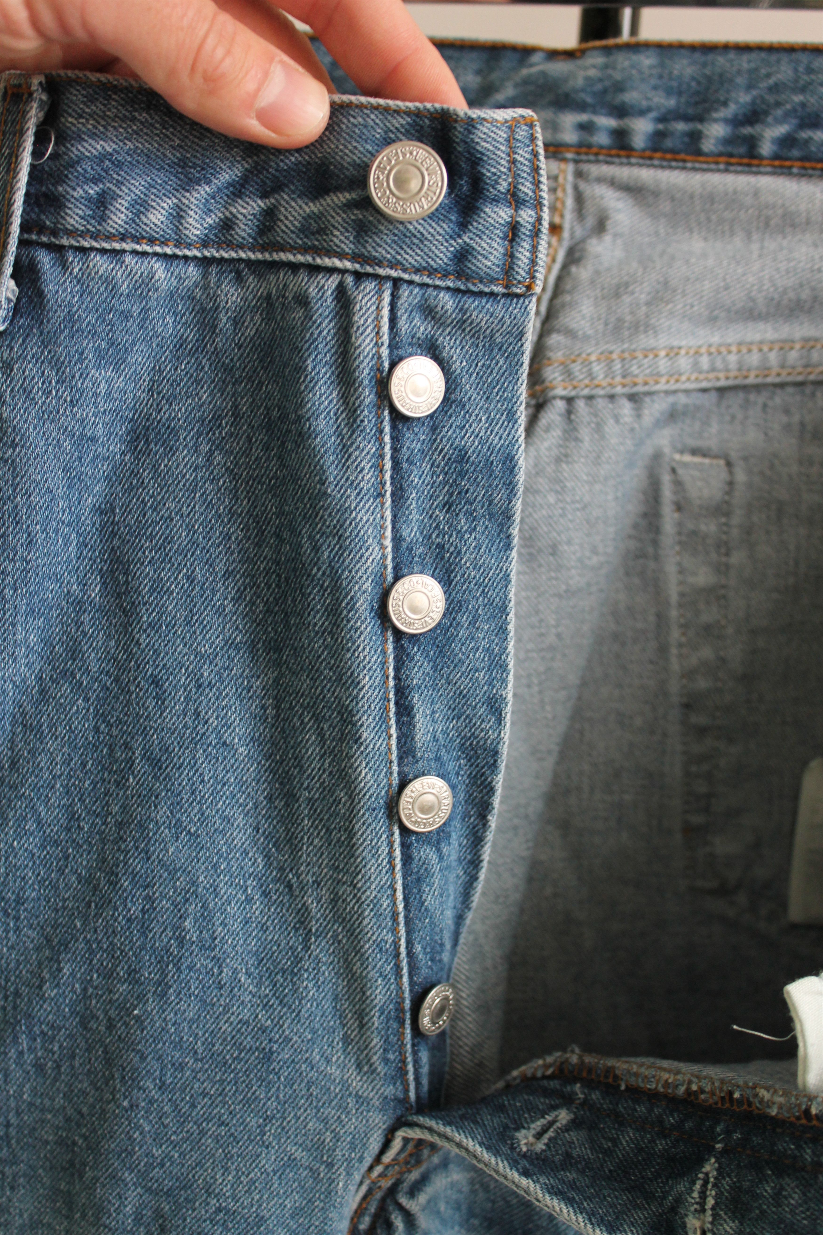 Levi's Vintage Clothing 90's Levi's 501 Vintage washed blue denim pants Red Tab Size US 35 - 11 Thumbnail