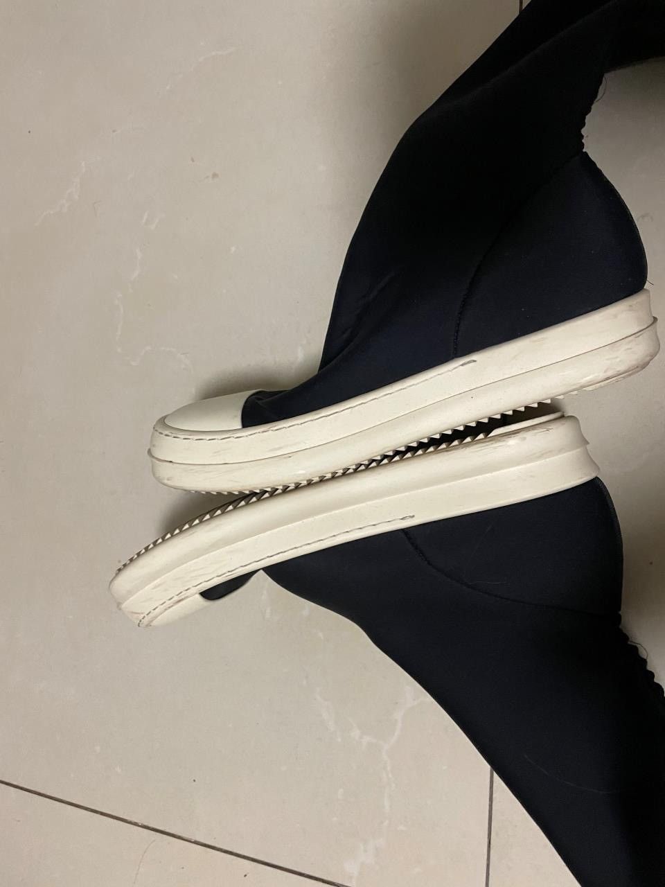 Rick Owens × Rick Owens Drkshdw sz37.5-Rick owens knee-high sock ramones boots Size US 7.5 / IT 37.5 - 5 Thumbnail
