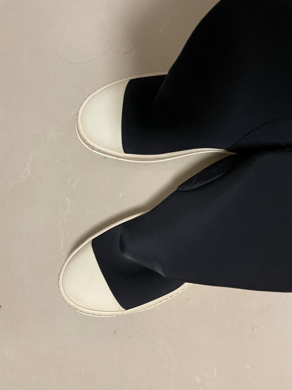 Rick Owens × Rick Owens Drkshdw sz37.5-Rick owens knee-high sock ramones boots Size US 7.5 / IT 37.5 - 3 Thumbnail