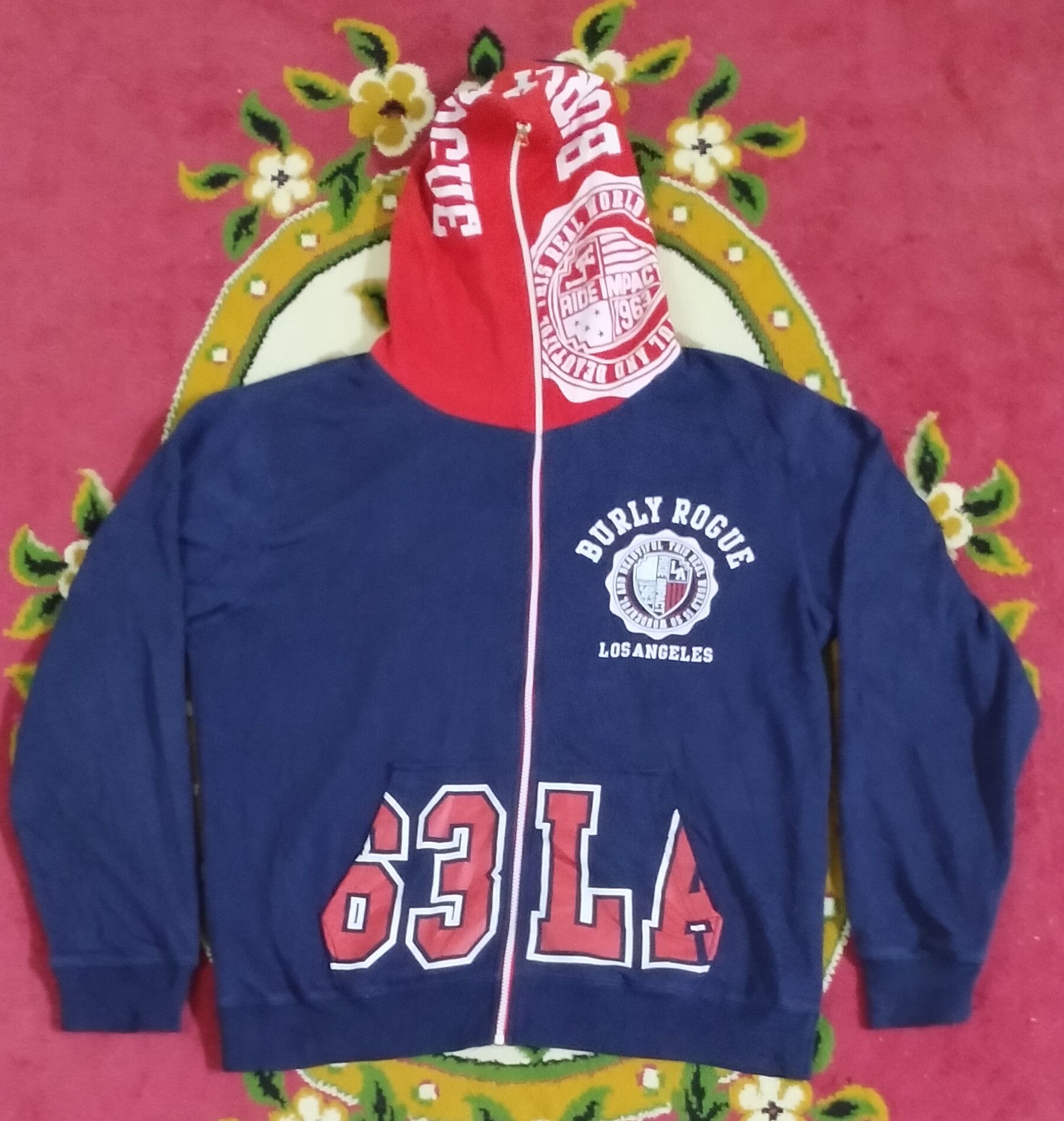 Japanese Brand V+ Volcanic full zip up hoodie Size US XXL / EU 58 / 5 - 10 Thumbnail