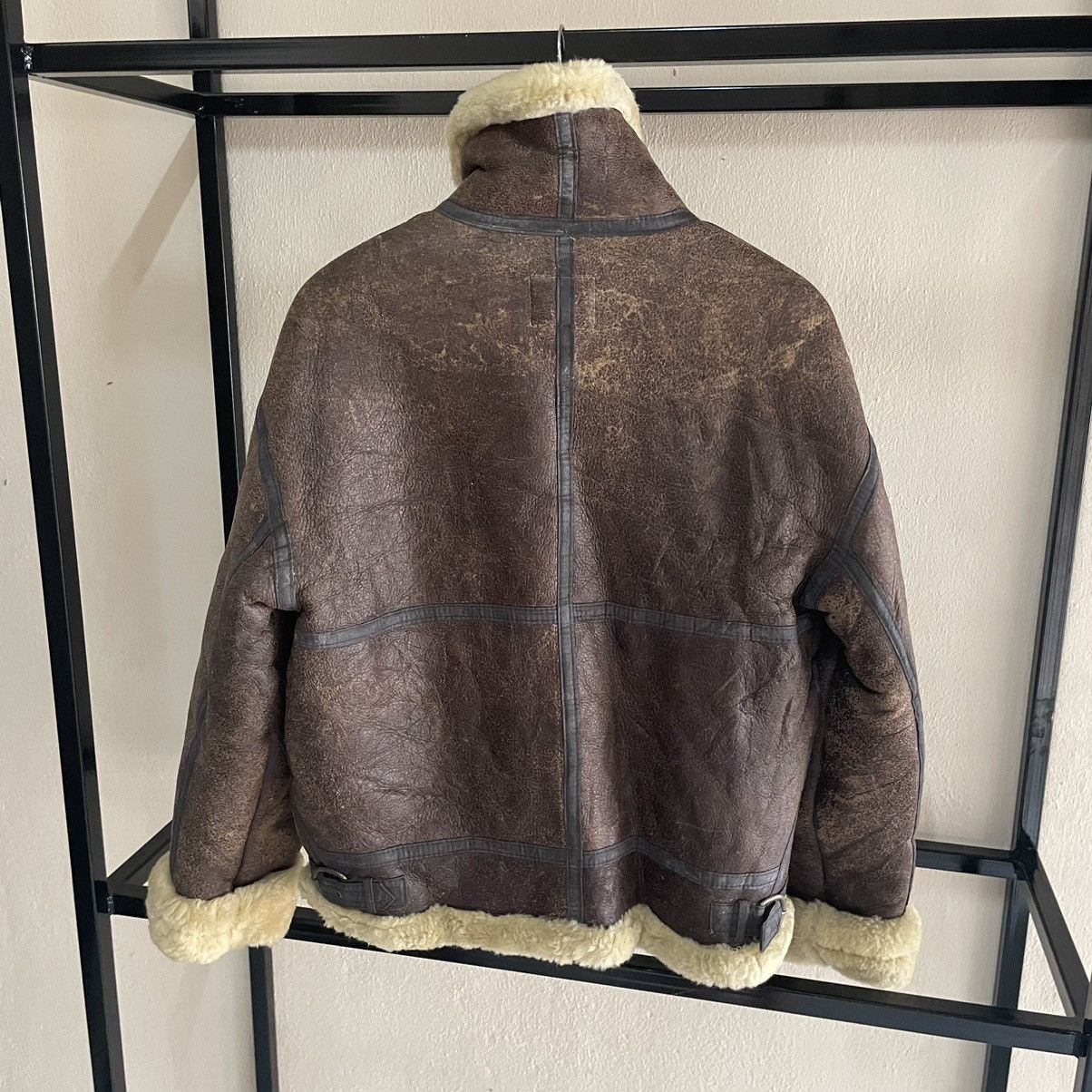 Other 💥 VINTAGE B3 US MILITARY SHEEPSKIN LEATHER JACKET Size US M / EU 48-50 / 2 - 9 Thumbnail