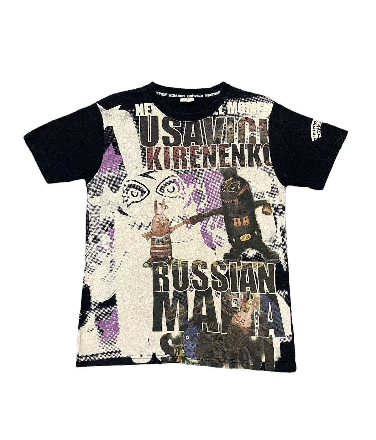 Japanese Brand VINTAGE USAVICH KIRENENKO VS RUSSIAN MAFIA MTV TSHIRT Size US M / EU 48-50 / 2 - 1 Thumbnail
