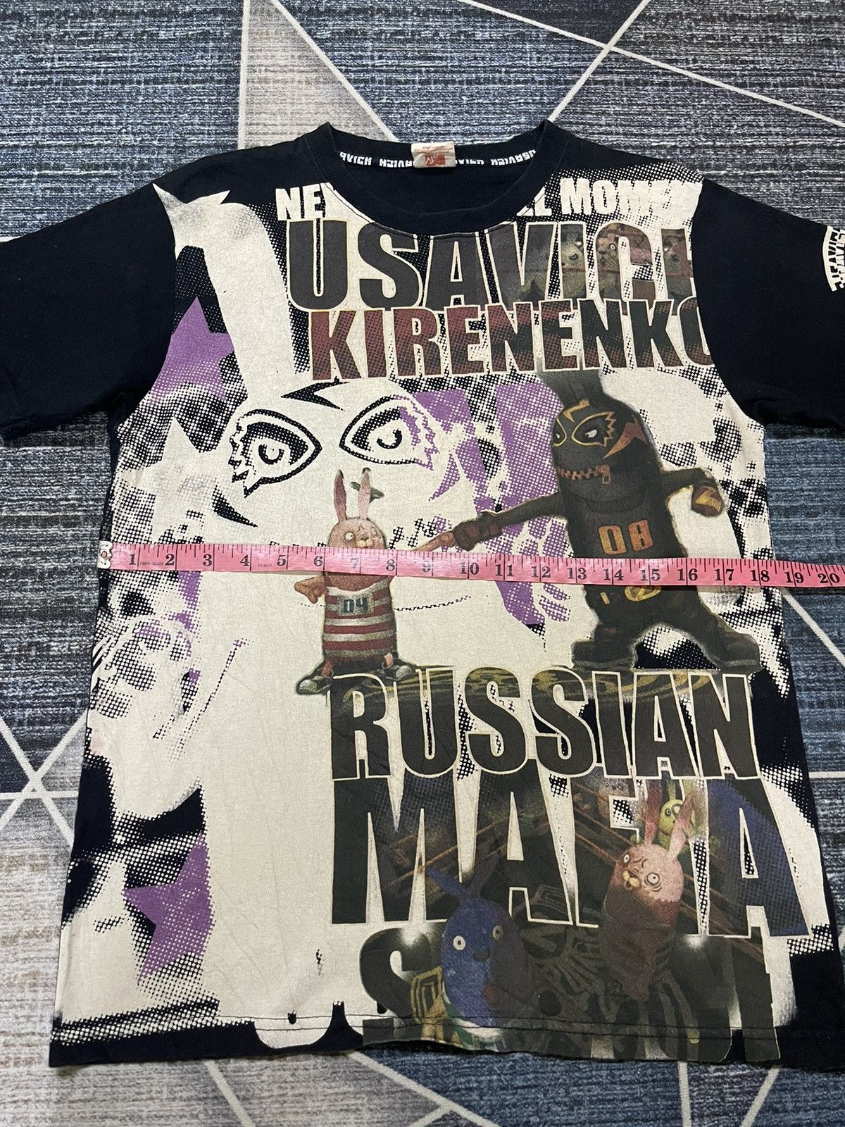 Japanese Brand VINTAGE USAVICH KIRENENKO VS RUSSIAN MAFIA MTV TSHIRT Size US M / EU 48-50 / 2 - 12 Thumbnail