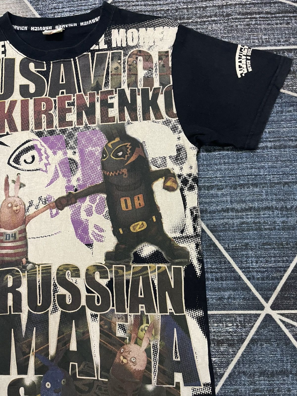 Japanese Brand VINTAGE USAVICH KIRENENKO VS RUSSIAN MAFIA MTV TSHIRT Size US M / EU 48-50 / 2 - 4 Thumbnail