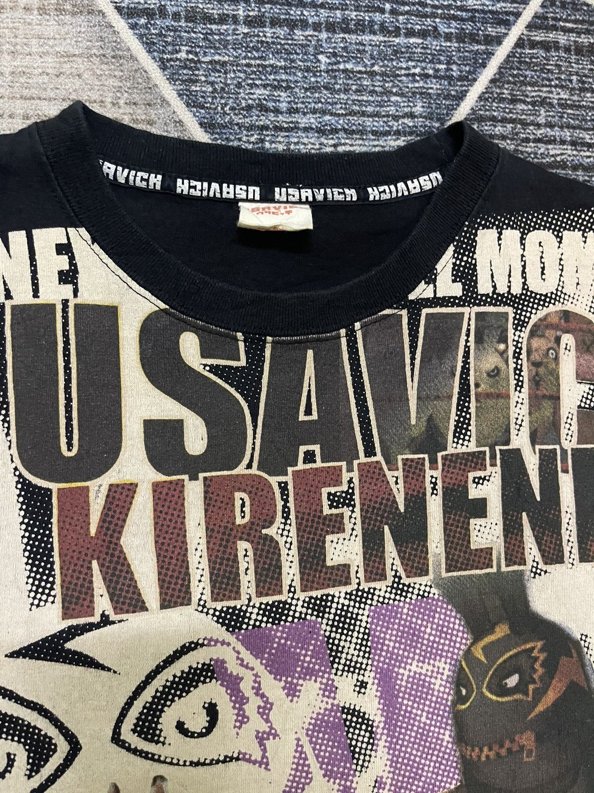 Japanese Brand VINTAGE USAVICH KIRENENKO VS RUSSIAN MAFIA MTV TSHIRT Size US M / EU 48-50 / 2 - 6 Thumbnail